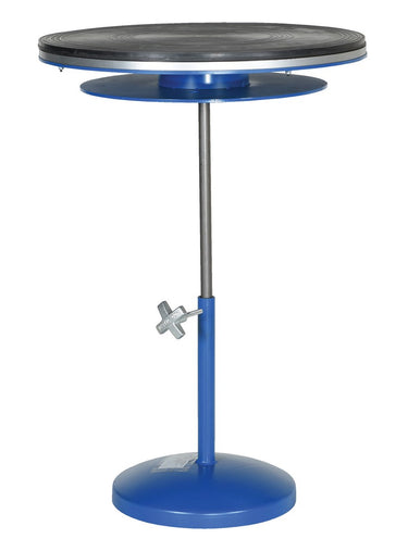 TURNTABLE 24 IN DIA 25 TO 36 IN H 2 TIER - Model TT-N-24-DPED